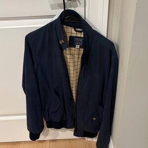 J. Crew Harrington Bomber Jacket Navy